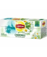 80 x Lipton Tea Chamomile Lemon Grass = 80 Tea/Infusion (4 Boxes x 20 Te... - £16.13 GBP