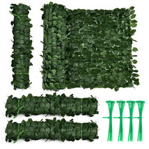 4 Pieces 118 x 39 Inch Artificial Ivy Privacy Fence Screen for Fence Decor - Co - £151.74 GBP