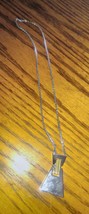 Vintage Trifari silver Color necklace Modern Look Geometric Articulated 10&quot; - $244.09 CAD