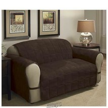 Ultimate Furniture Extra Long Sofa Protector Chocolate 164"x98.5" - £49.35 GBP