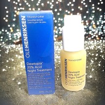 OLE HENRIKSEN Dewtopia 20% Acid Night Treatment 1 oz New In Box - $54.44