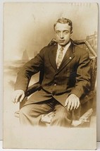 RPPC Young Man Atlantic City Estate of Wetzel Alburtis Allentown Pa Postcard D12 - $8.95