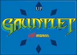 Midway Arcade Game Gauntlet Classic Name Logo Refrigerator Magnet NEW UN... - £3.18 GBP