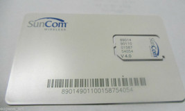 Original Brand New Suncom SIM Card Never Ativated Replacement Prepaid Chip - $4.73