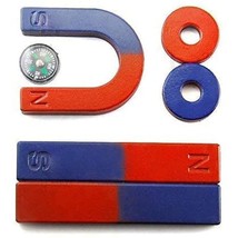 Physics Science Magnets Kit For Education Science Experiment Tools Icluding Bar/ - £25.57 GBP