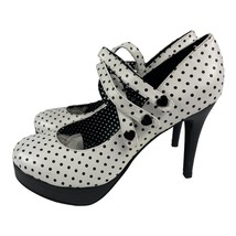 Draven Womens Sexy Round Toe High Heels Polka Dot Stiletto Party Pumps s... - £21.89 GBP