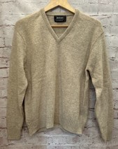 Vintage Jantzen Scotch Tumbler Sweater Mens M Pullover V-neck NEW Oatmea... - £39.02 GBP