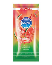 Skins Water Based Lubricant - 5 ml Foil Watermelon - $15.99