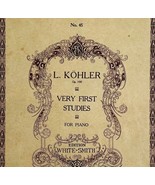 Very First Studies Kohler Op 190 1905 Piano Instruction Book 1st Edition... - $27.43 CAD
