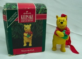 Vintage 1990's Hallmark Keepsake Winnie The Pooh 3" Christmas Tree Ornament - £14.64 GBP