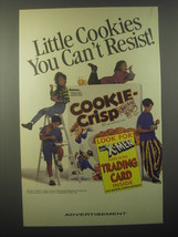1994 Ralston Cookie Crisp Cereal Ad - Little Cookies you can&#39;t resist - £14.50 GBP