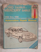 Haynes Ford Taurus &amp; Mercury Sable Automotive Repair Manual 1986 ~ 1990 - $8.90