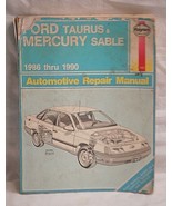 Haynes Ford Taurus &amp; Mercury Sable Automotive Repair Manual 1986 ~ 1990 - £7.00 GBP