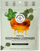 Soothing Mint Eucalyptus Cough Drops, Immune Support with Vitamin D, Zinc and Pr - £9.97 GBP