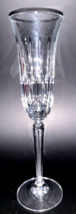 Mikasa Lead Crystal PARK AVENUE Champagne Fluted Blown Glass 9 3/4&quot; x 2 1/2&quot; EUC - £15.63 GBP