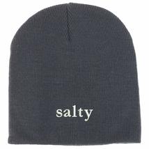 Trendy Apparel Shop Salty Embroidered Acrylic Winter Knit Skull Short Beanie - B - £15.01 GBP