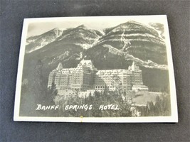 Canadian Rockies, Banff Springs Hotel -Banff, Alberta, Canada-1920s Photo Card. - £5.61 GBP