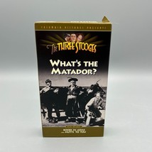 The Three Stooges &quot;What&#39;s the Matador?&quot; (1942) Columbia Home VHS 1993 Tape - £5.53 GBP