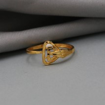 Solid 22k Gold Ring Handmade Jewelry for Gift, SBJ1335 - £232.05 GBP