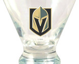 Las Vegas Golden Knights NHL Stemless Martini Cocktail Dessert Glass 10 oz - $22.72