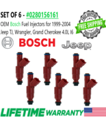 New Genuine Bosch 6Pcs Fuel Injectors for 2004-2008 Ford Escape 2.3L I4,... - £236.73 GBP