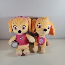 Paw Patrol Talking Plush Lot Flashlight Pup &amp; Talking Speaks French English - $32.99