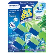 Soft Scrub In-Tank Toilet Cleaner Duo Cubes, Alpine Fresh, Pack of 4 - $164.17 MXN