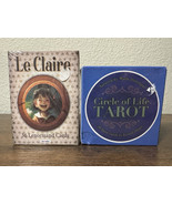 Le Claire Lenormand &amp; Circle of Life Tarot Deck Bundle – Brand New &amp; Sea... - $24.19