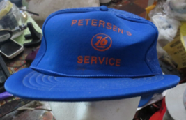 Vintage Madhatters Petersen&#39;s 76 Service Gas Cap Hat Snapback Trucker - £11.08 GBP