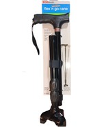 Flex ‘n Go 39.5” Adjustable Foldable Tripod Walking Cane, Black CVS New - $32.55