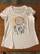 Relativity Womens White Dreamcatcher Shirt Size Small-Brand New-SHIPS N ... - $23.64