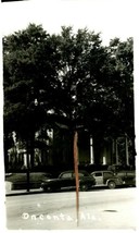 RPPC Courthouse Street View w Cars Oneonta Alabama AL UNP Postcard G16 - £10.64 GBP