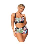 PSD Women's Looney Christmas Sports Bra, Multi, Size X Large - $24.75