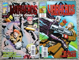 WARHEADS: BLACK DAWN #1 &amp; 2 (1993 Limited Series) Marvel UK - Charlie Ad... - $8.99