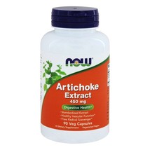 NOW Foods Artichoke Extract 450 mg., 90 Vegetarian Capsules - £11.63 GBP