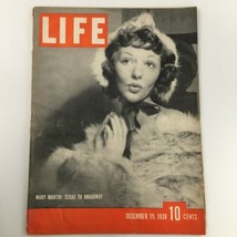 VTG Life Magazine December 19 1938 Mary Martin, Texas to Broadway Newsstand - £14.95 GBP