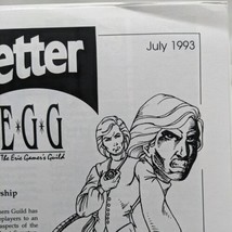 Egg The Erie Gamers Guild July 1993 Newsletter - £29.90 GBP