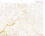 Bull Mountain Quadrangle Wyoming 1952 Map Vintage USGS 7.5 Minute Topogr... - $21.89