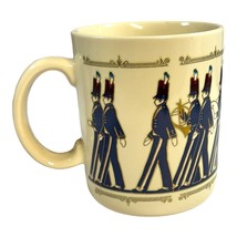 Vintage Hallmark Marching Band Mug 1980s Ceramic Cup 4&quot; Tall Gift Music Mug - £7.10 GBP