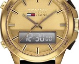 Reloj Tommy Hilfiger Jeans Analógico Digital 1791762 Cuarzo Negro Silico... - $121.34