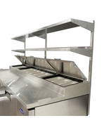 Atosa MPF8203GR 93&quot;  2 DR Pizza Prep Table w/Double Over Shelf, Free Lif... - $6,012.00