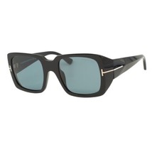 Tom Ford Ryder 1035 01V Shiny Black Men&#39;s Blue Lens Sunglasses 51-20-135 W/Case - £88.88 GBP