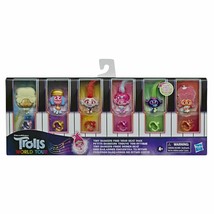 Trolls World Tour Tiny Dancers Find your Beat pack 6 figures &amp; rings - £5.34 GBP
