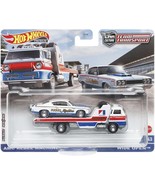 Hot Wheels Premium AMC Rebel Machine with Wide Open Team Transport #43 H... - $35.41 CAD
