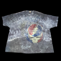 Vintage Liquid Blue Grateful Dead Steal Your Face T Shirt Size 3XL Tie D... - $29.99