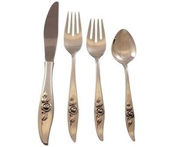 Belle Rose by Oneida Sterling Silver Flatware Set for 6 Service 31 Pieces - £1,458.73 GBP
