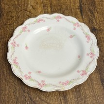 Johnson Brothers China String of Flowers Ruffled Edge Salad Plate England - $184.53 MXN