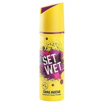 Set Wet Swag Avatar Deodorant &amp; Body Spray Perfume for Men, 150ml (Pack of 1) - £9.51 GBP