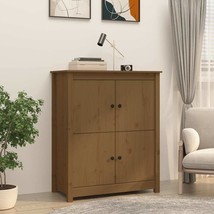 Sideboard Honey Brown 83x41.5x100 cm Solid Wood Pine - £99.44 GBP