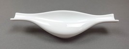 Rosenthal Germany Tapio Wirkkala Vintage Glossy White Glaze Dish 8 3/4&quot; ... - $85.99